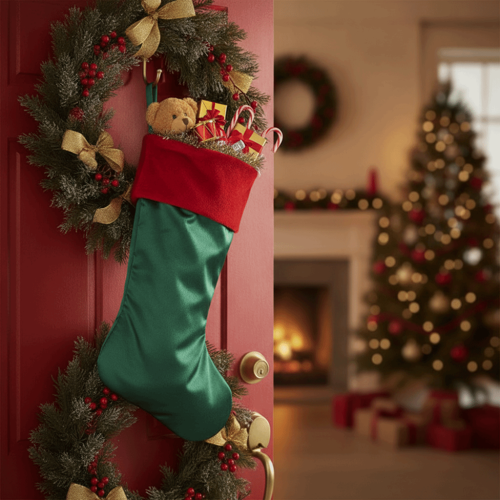 Chaussettes de Noël en velours - Christmas Stocking Hanging avis et prix