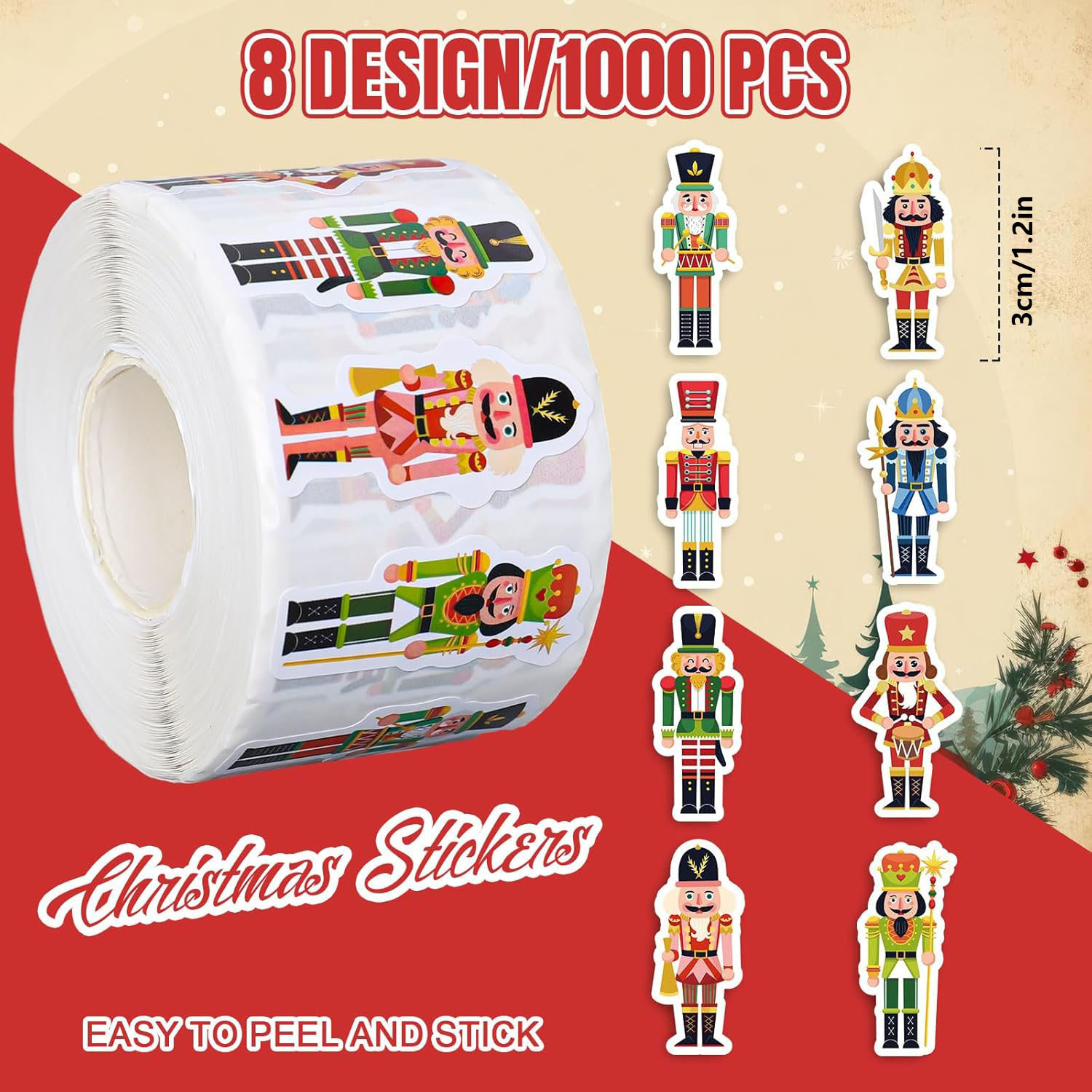 Rouleau d'autocollants thème c - Nutcracker Figurine avis et prix