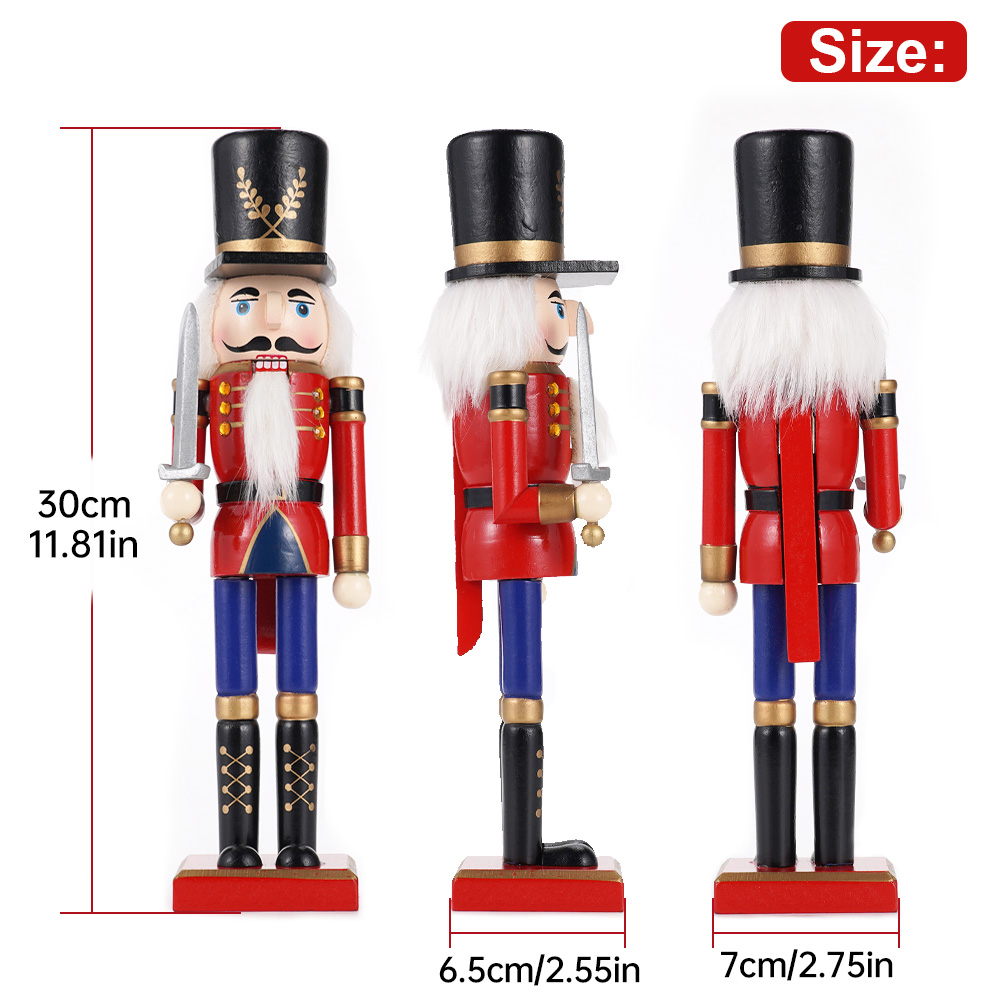 Casse-noisette en bois 30cm, o - Nutcracker Figurine avis et prix