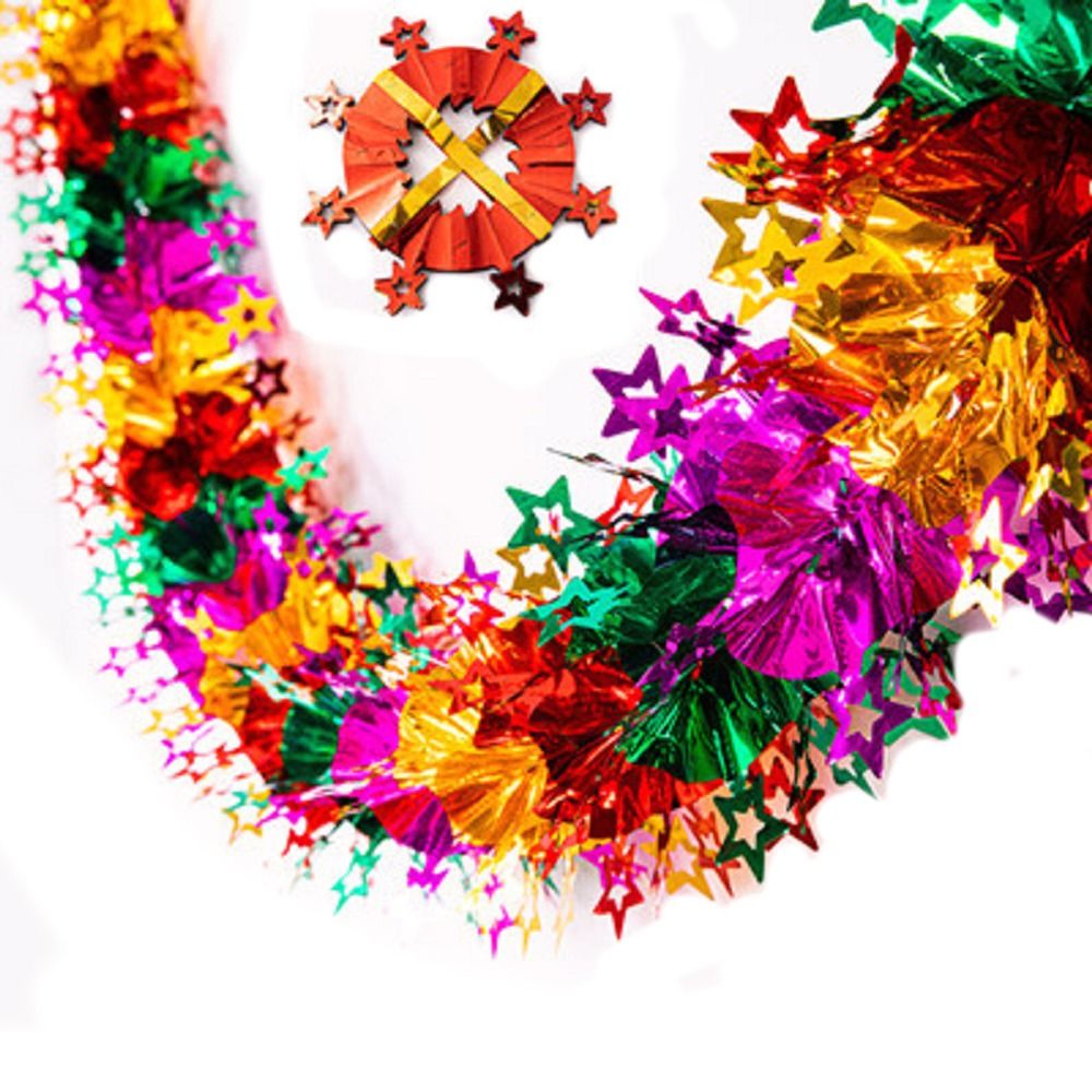 Guirlandes de Noël 3D en feuil - Tinsel Garland Decoration avis et prix