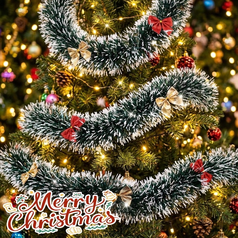 Guirlande de Noël en guirlande - Tinsel Garland Decoration avis et prix