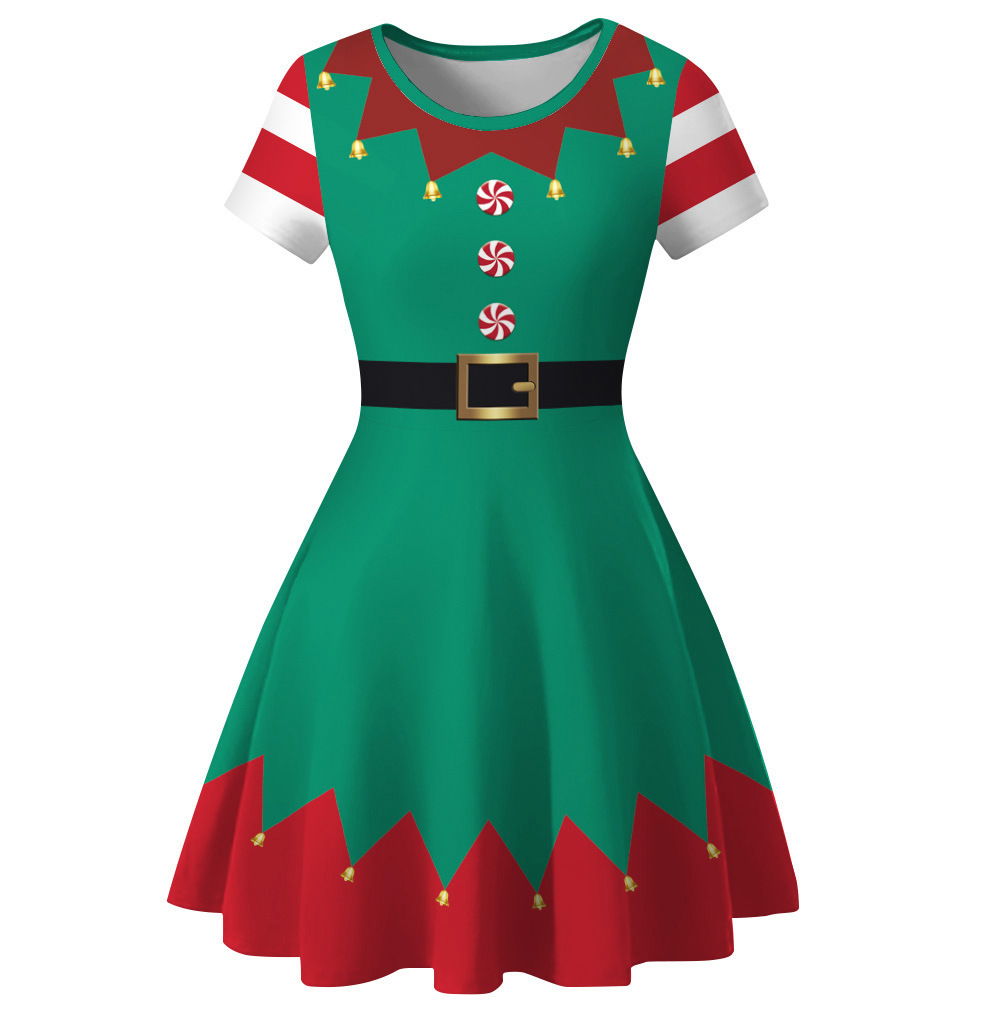 Enfants filles fête de noël dé - Elf Costume Christmas avis et prix