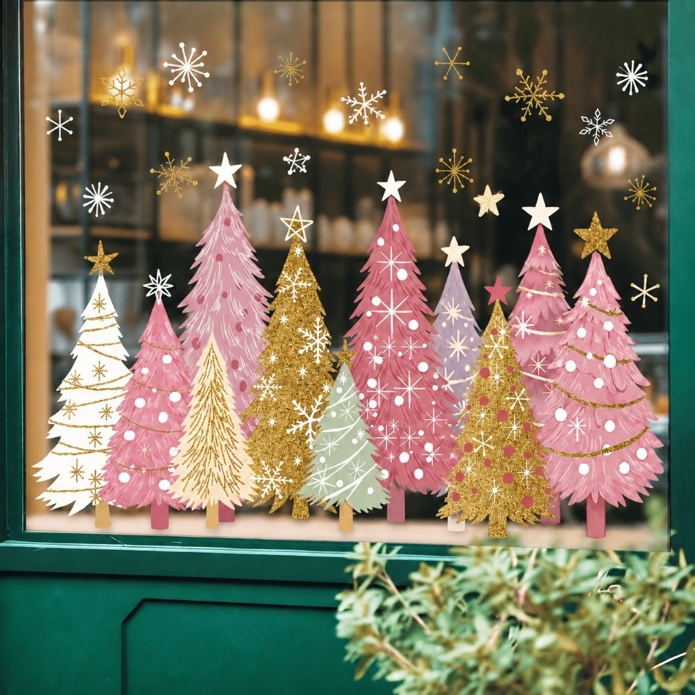 Autocollants statiques de Noël - Snowflake Window Decal avis et prix